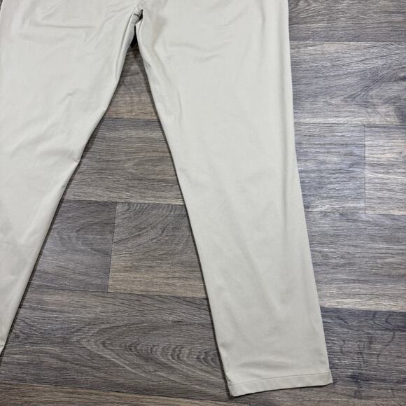 Rhone Pants Mens 38 Communter Tan Performance Stretch Slim - Picture 13 of 13